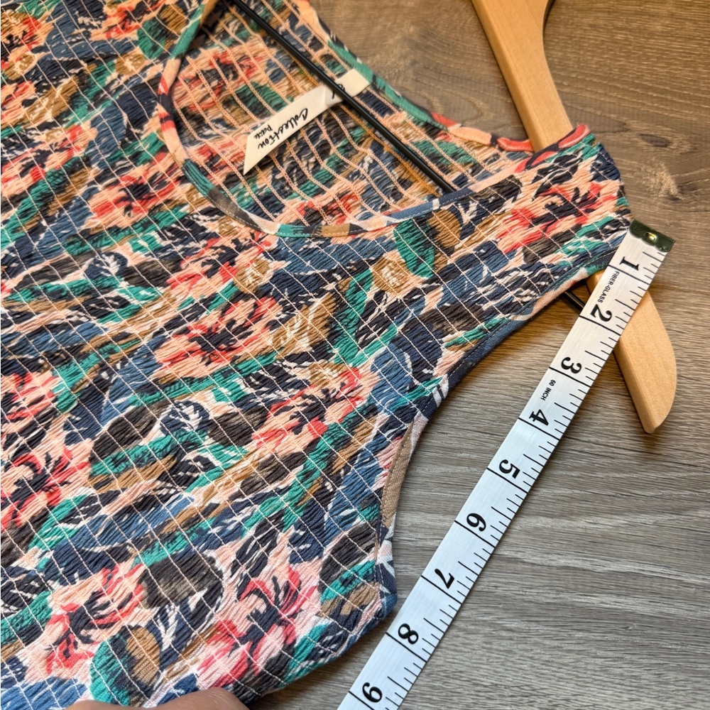 NY Collection Multicolor Textured Dress-Size LP - Picture 7 of 8